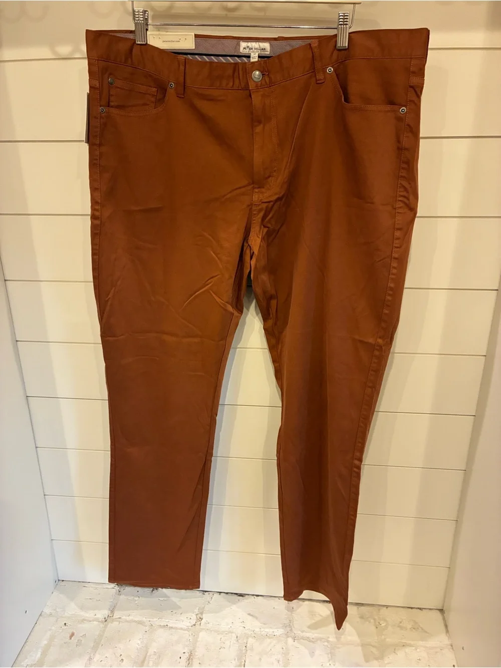 Peter Millar Men's Rust Chinos